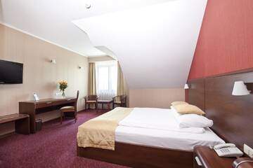 Фото номера Двухместный номер с 1 кроватью Отель Artis Hotel &amp; Spa г. Замосць 3